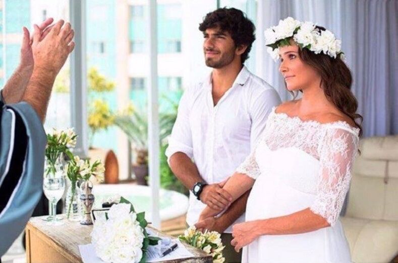 Deborah Secco, Hugo Moura, casal, casamento, segredo, cerimónia, noiva, vestido de noiva, amor, união, Brasil, brasileira