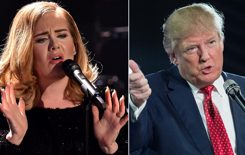 Adele, Donald Trump