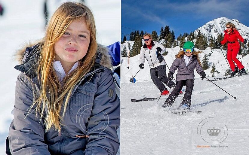 Alexia, princesa, neve, ski, Holanda, holandesa, realeza, rei Willem-Alexander, rainha Máxima