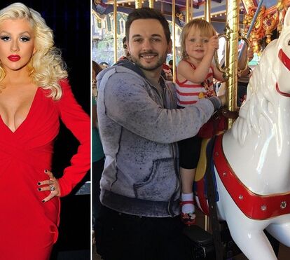 Filha de Aguilera feliz na Disneyland