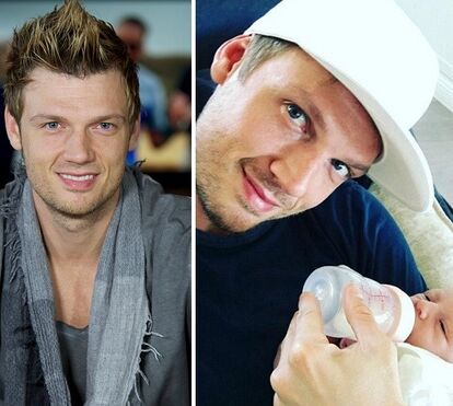 'Backstreet Boy' mostra o filho