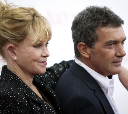 Melanie e Banderas outra vez juntos