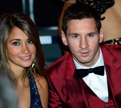 Os primeiros passos do filho de Messi virais na Internet