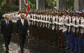 PR recebido por Raúl Castro no Palácio da Revolução