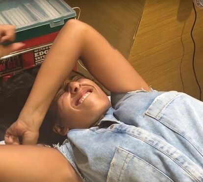Rita Pereira sofre a retocar tatuagem