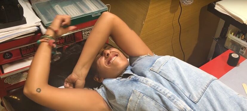 Rita Pereira,tatuagem, vídeo