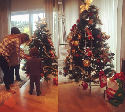 Isabel Figueira preparada para o Natal