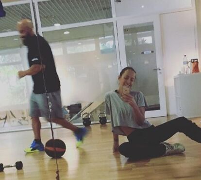 Marisa Cruz dedicada ao exercício físico