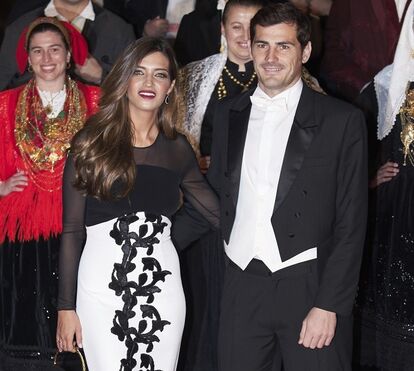 Reis de Espanha jantam com Sara e Casillas