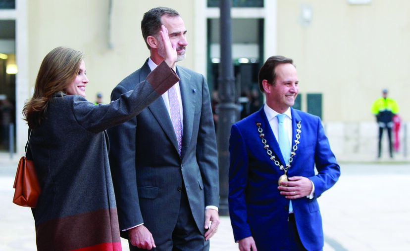 Letizia, Felipe VI, Fernando Medina
