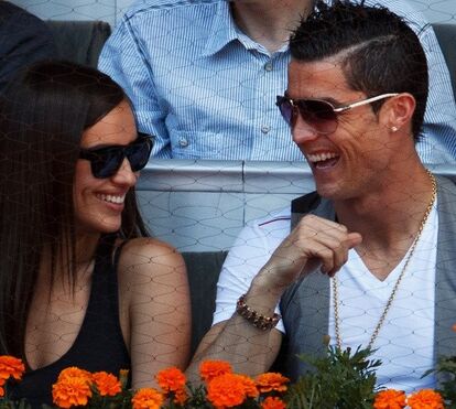 Ronaldo felicita Irina pela gravidez