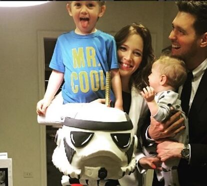 Filho de Bublé vai passar o Natal a casa