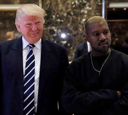 Kanye West encontra-se com Donald Trump
