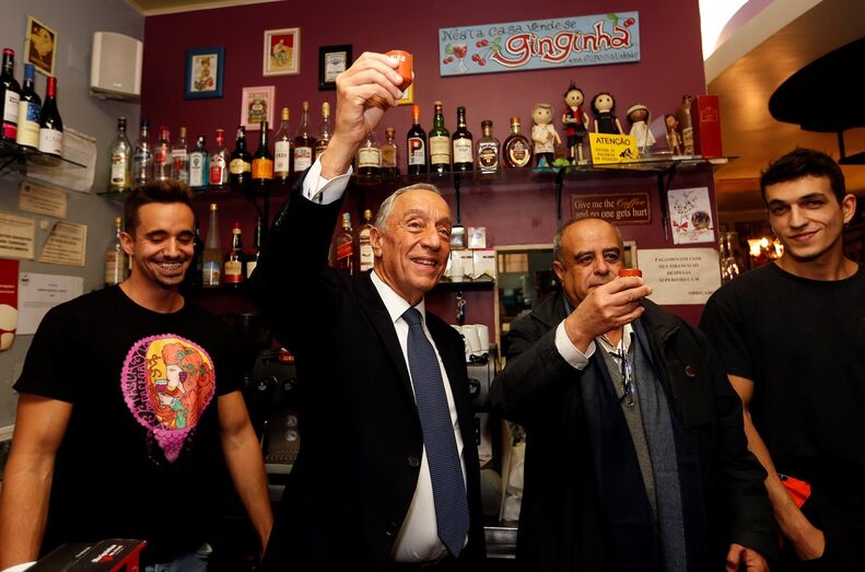 Marcelo na ginjinha