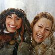 Andreia Dinis e a mãe