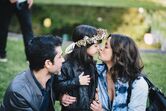 Daniel Teixeira, Andreia Dinis e a filha, Flor
