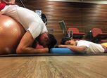 Cristiano Ronaldo com o filho