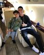 Cristiano Ronaldo com o filho