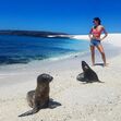 sara sampaio em galápagos