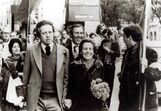 Mário Soares e Maria Barroso em 1974