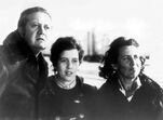 Mário Soares e Maria Barroso com a filha Isabel