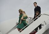 Ivanka Trump com o marido Kushner e os três filhos 