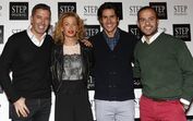 Diamantino Martins, a diretora geral da STEP Music Portugal, Helga Barroso, Jorge Azevedo e André Leal. 