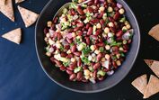 salada feijão