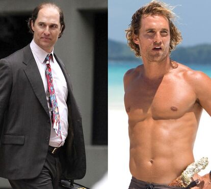 Matthew McConaughey engorda 21 kg a comer hambúrgueres