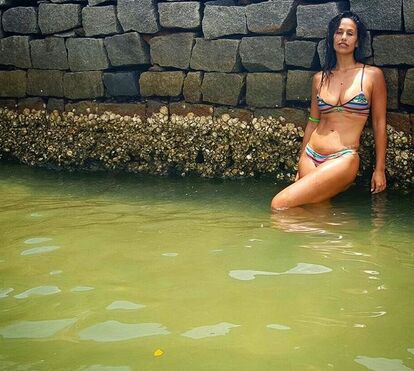 Rita Pereira deslumbra no Brasil