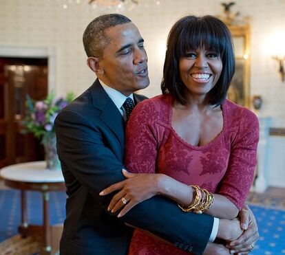 Michelle Obama faz declaração de amor ao marido
