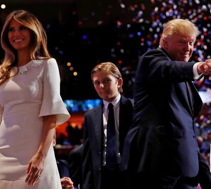 Melania Trump: 'Sou mãe a tempo inteiro'
