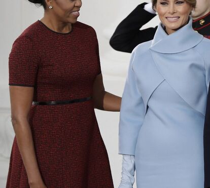 Melania arrasa Michelle