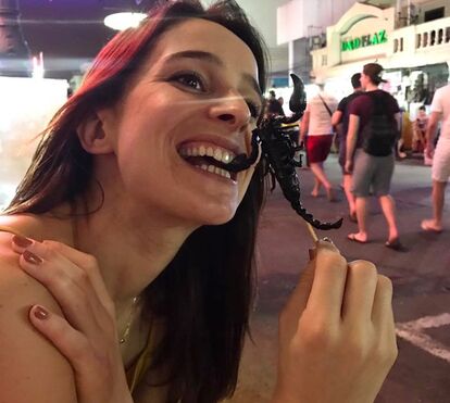 Sara Prata namora na Tailândia