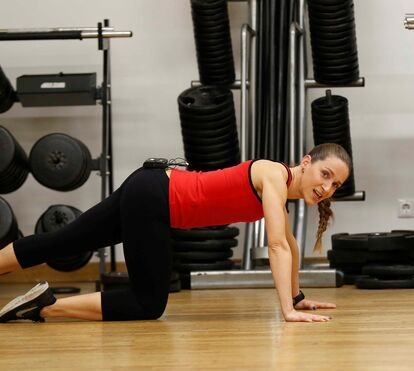Mais um exercício da nossa 'PT' para ficar em boa forma