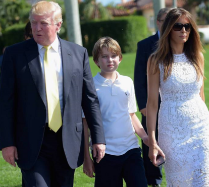Veja o vídeo que Barron Trump fez para os pais