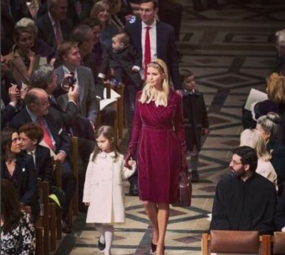 A roupa de luxo dos netos de Donald Trump