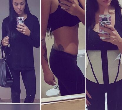 Marta Cruz exibe corpo trabalhado