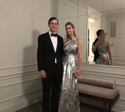 O vestido de luxo de Ivanka Trump