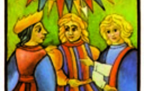 tarot, carta VI O AMOROSO