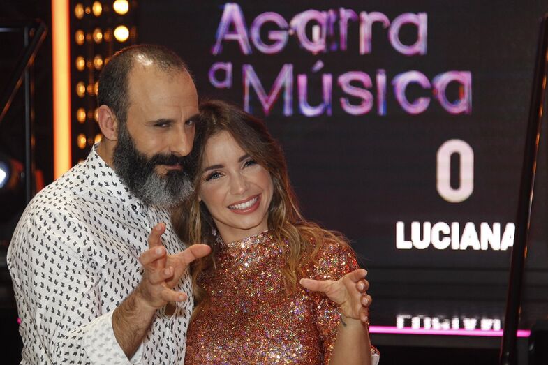 Rui Unas e Luciana Abreu