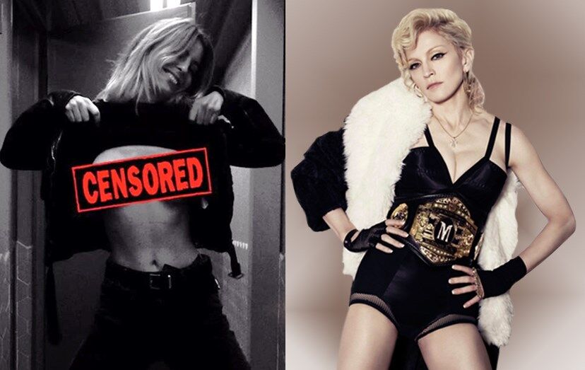 Jessica Athayde e Madonna 