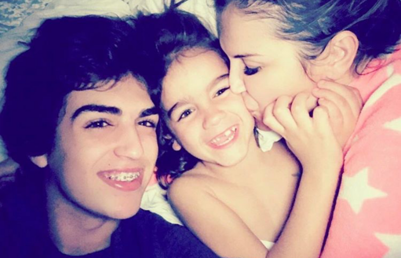Katia Aveiro, filhos José Dinis e Rodrigo