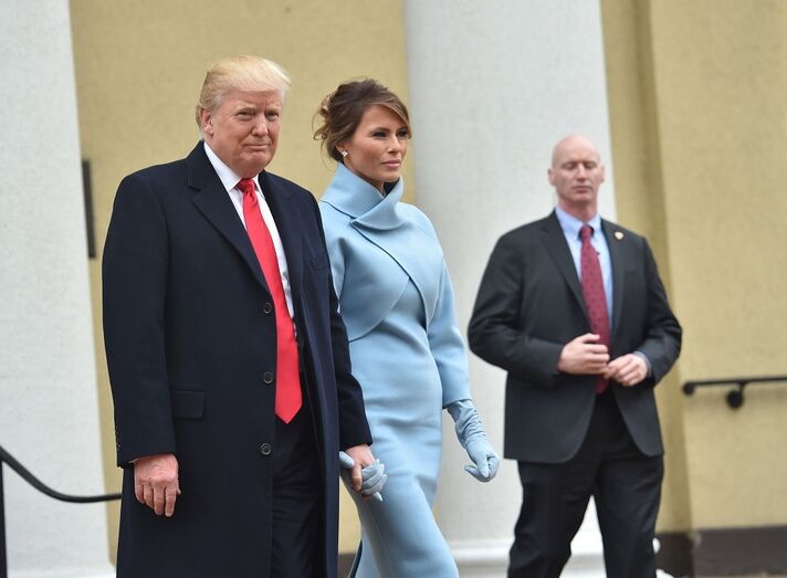 Donald e Melania Trump 