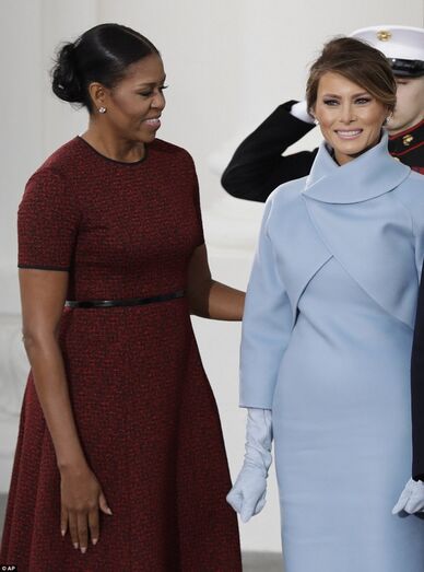 Michelle Obama e Melania Trump