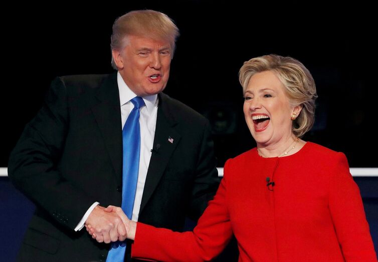 Donald Trump, Hillary Clinton, presidente EUA