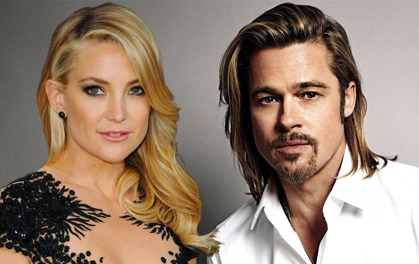 Kate Hundson e Brad Pitt