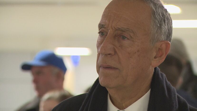 Marcelo Rebelo de Sousa aeroporto