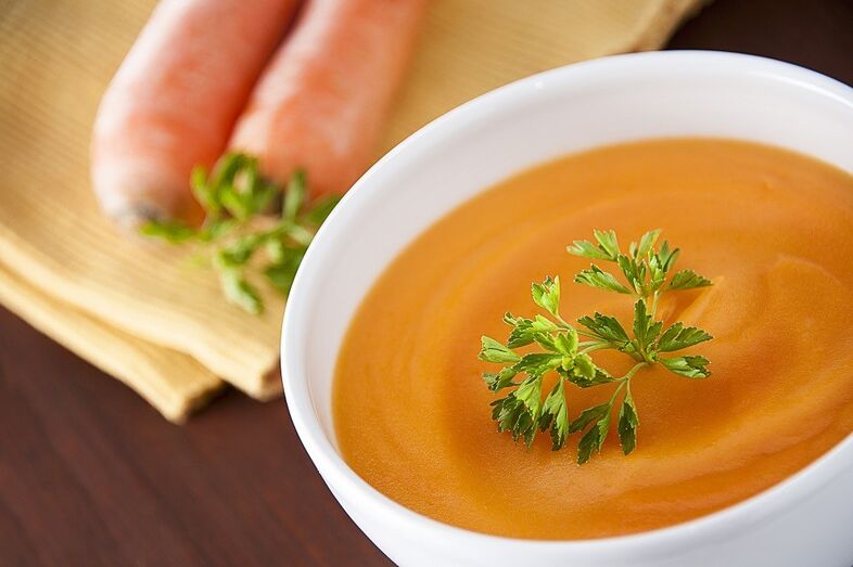 sopa de cenoura