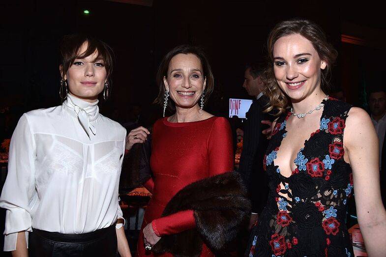 Jantar Sidaction  Ana Girardot, Kristin Scott Thomas, Deborah Francois